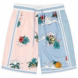 Nike Dri-FIT DNA+ Basketball Shorts in the Atmosphere Hoops Island blue pink M